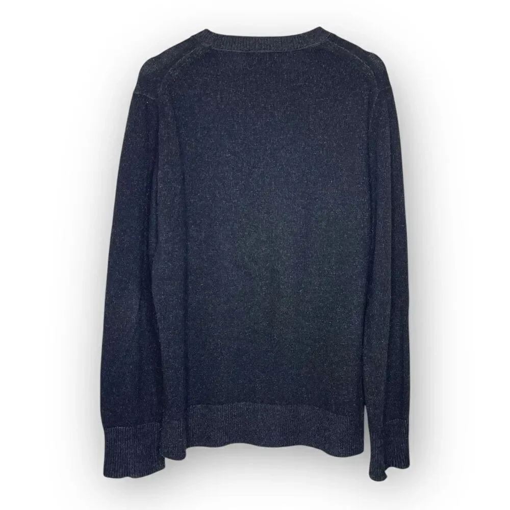 Banana Republic Filpucci Dark Gray Crewneck Sweater Men’s Size Large Wool Blend